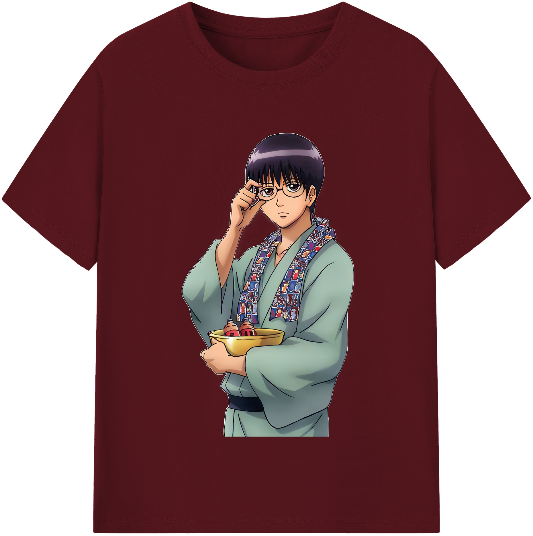 （画像用） ぎんたま 坂田銀時（さかたぎんとき） 神楽 志村新八（しむら しんぱち） GINTAMA Sakata Gintoki Kagura Shimura Shinpachi 綿100％半袖Tシャツ（フロントプリント）